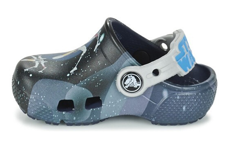 (Youth) Crocs FunLab Star Wars Classic Clogs 'Black Blue' 204115-410