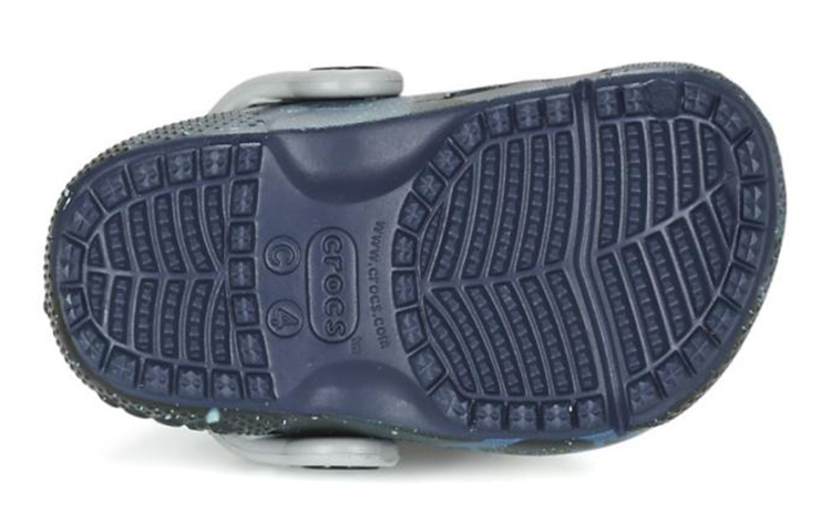 Sizing (Youth) Crocs FunLab Star Wars Classic Clogs 'Black Blue' 204115-410