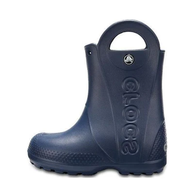 (Youth) Crocs Handle It Rain Boots 'Navy'