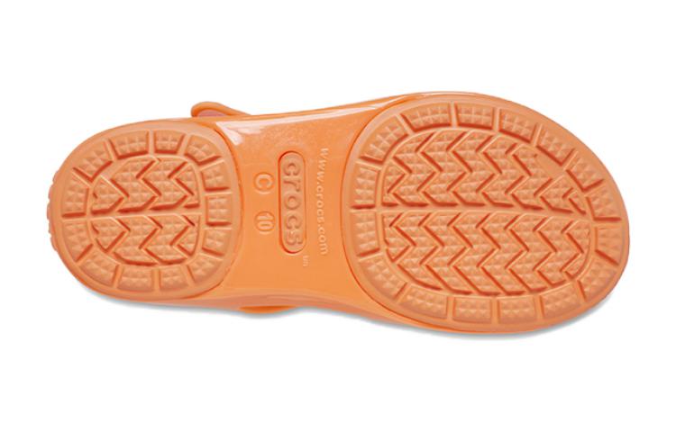 Purchase 兒童 Crocs卡駱馳 舒適 耐磨透氣兒童涼鞋 柿子橙色
