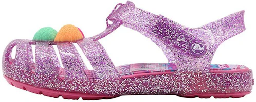 (Youth) Crocs Isabella Glitter Flat Sandals 'Purple Pink' 205038-518 (Youth) Crocs Isabella Glitter Flat Sandals 'Purple Pink' 205038-518