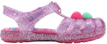 Order (JR) Sandalias Planas Brillantes Crocs Isabella 'Morado Rosa' 205038-518