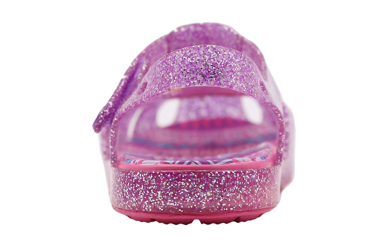 Purchase (JR) Sandal Rata Crocs Isabella Berkilau 'Ungu Merah Jambu' 205038-518