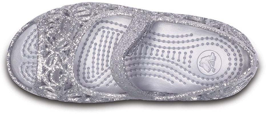 (JR) Sandal Crocs Isabella Glitter Peep Toe 'Perak' 202602-040 Lookbook (JR) Sandal Crocs Isabella Glitter Peep Toe 'Perak' 202602-040