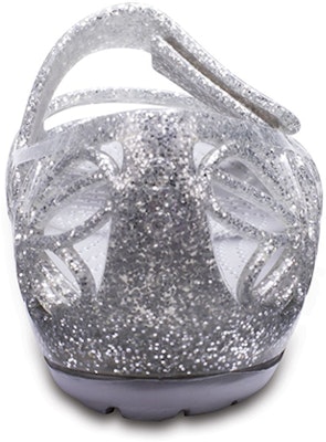 (JR) Sandal Crocs Isabella Glitter Peep Toe 'Perak' 202602-040 Sizing (JR) Sandal Crocs Isabella Glitter Peep Toe 'Perak' 202602-040