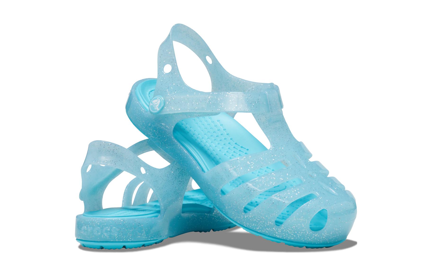 Lookbook (JR) Crocs Isabella 凉鞋 '闪光蓝' 208444-411