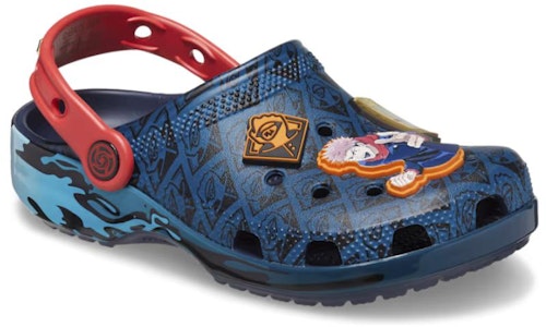 (JR) クロックス呪術廻戦クラシック クロッグ 青赤 208807-410 Lookbook (JR) クロックス呪術廻戦クラシック クロッグ 青赤 208807-410
