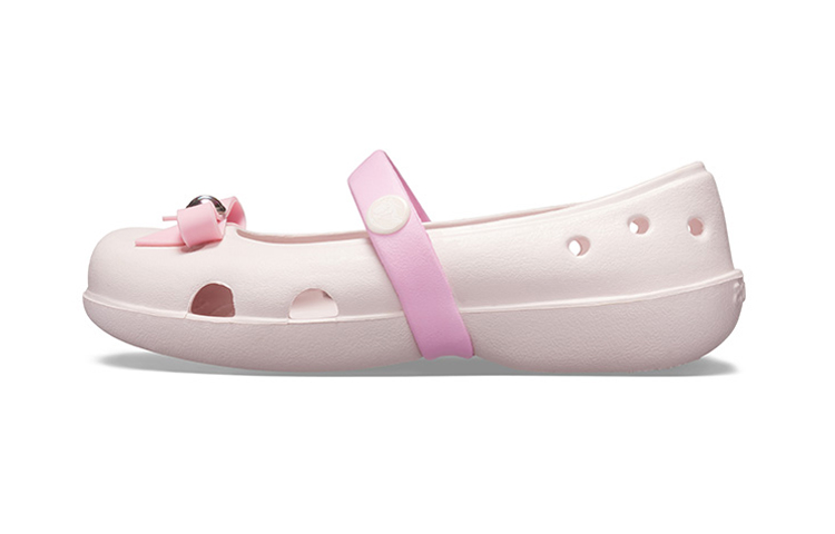 (Youth) Crocs Keeley Charm Flats 'Pink' 205487-6PI