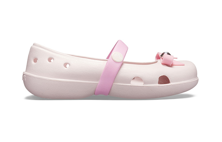 Order (Youth) Crocs Keeley Charm Flats 'Pink' 205487-6PI