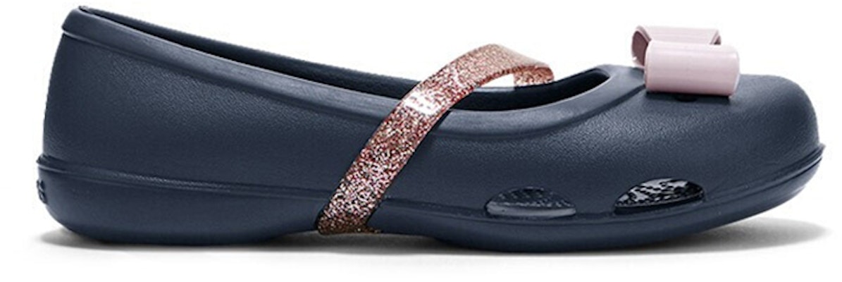 (Youth) Crocs Lina Charm Flat 'Navy Blue' 205529-410 Order (Youth) Crocs Lina Charm Flat 'Navy Blue' 205529-410