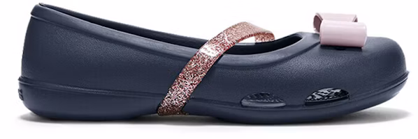 Order (JR) Crocs Lina Charm Ballerina ''Navy Blau'' 205529-410