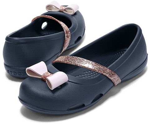 (Youth) Crocs Lina Charm Flat 'Navy Blue' 205529-410 Purchase (Youth) Crocs Lina Charm Flat 'Navy Blue' 205529-410