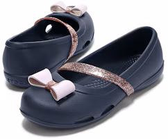 Purchase (JR) Crocs Lina Charm Ballerina ''Navy Blau'' 205529-410