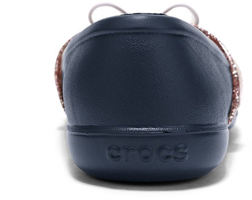 (Youth) Crocs Lina Charm Flat 'Navy Blue' 205529-410 Details for (Youth) Crocs Lina Charm Flat 'Navy Blue' 205529-410