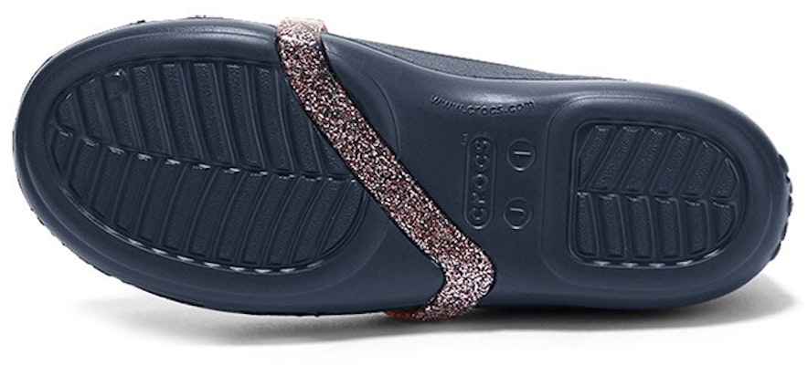 (Youth) Crocs Lina Charm Flat 'Navy Blue' 205529-410 Sizing (Youth) Crocs Lina Charm Flat 'Navy Blue' 205529-410