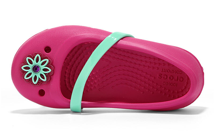 Lookbook (Youth) Crocs Lina Flats 'Pink' 205040-6X0