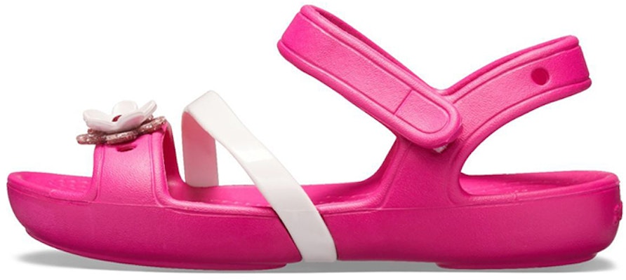 (Youth) Crocs Lina Flower Charm Round Toe Sandals 'Pink' 205530-6X0 Buy (Youth) Crocs Lina Flower Charm Round Toe Sandals 'Pink' 205530-6X0