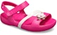 (JR) Crocs Lina Sandal Bunga Hiasan Hujung Bulat 'Pink' 205530-6X0