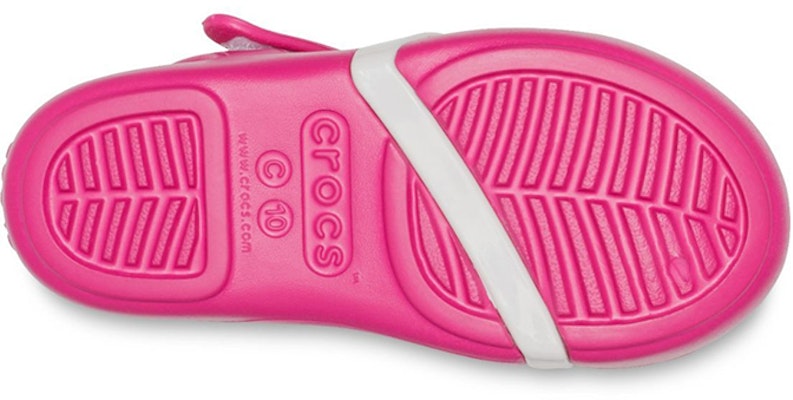 (Youth) Crocs Lina Flower Charm Round Toe Sandals 'Pink' 205530-6X0 Sizing (Youth) Crocs Lina Flower Charm Round Toe Sandals 'Pink' 205530-6X0