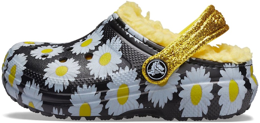(Youth) Crocs Lined Vacay Vibes Clogs 'Black Daisy' 207318-0ZI Buy (Youth) Crocs Lined Vacay Vibes Clogs 'Black Daisy' 207318-0ZI