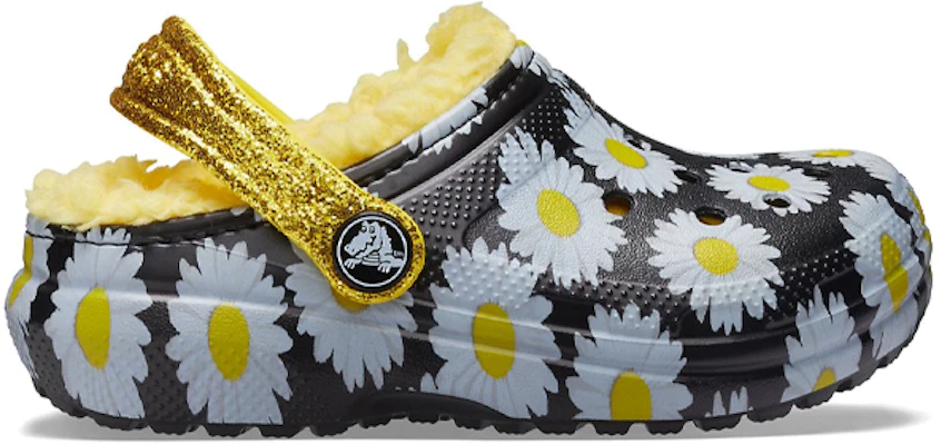(JR) Crocs绒里休闲风木屐 '黑色雏菊' 207318-0ZI Order (JR) Crocs绒里休闲风木屐 '黑色雏菊' 207318-0ZI