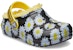 (JR) Crocs Berbulu Percutian 'Black Daisy' Clog 207318-0ZI