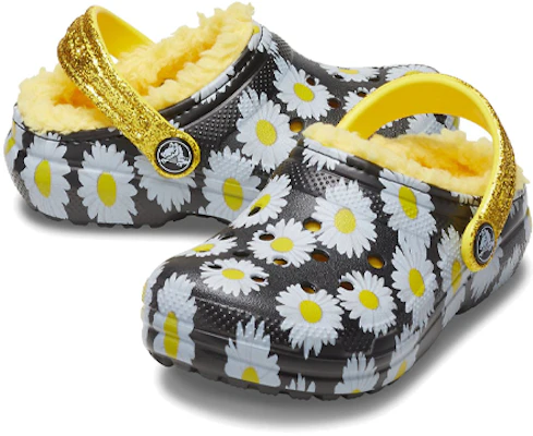 (JR) Crocs绒里休闲风木屐 '黑色雏菊' 207318-0ZI Shop (JR) Crocs绒里休闲风木屐 '黑色雏菊' 207318-0ZI
