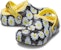 (JR) Crocs Berbulu Percutian 'Black Daisy' Clog 207318-0ZI