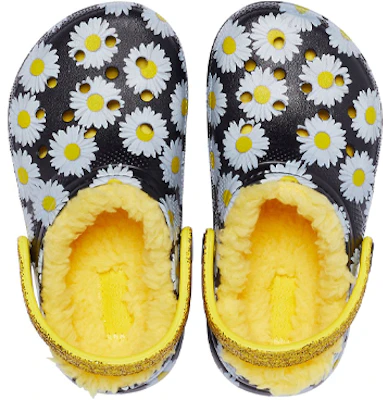 (JR) Crocs绒里休闲风木屐 '黑色雏菊' 207318-0ZI Purchase (JR) Crocs绒里休闲风木屐 '黑色雏菊' 207318-0ZI