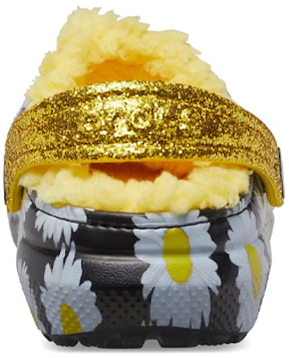 (JR) Crocs绒里休闲风木屐 '黑色雏菊' 207318-0ZI Details for (JR) Crocs绒里休闲风木屐 '黑色雏菊' 207318-0ZI