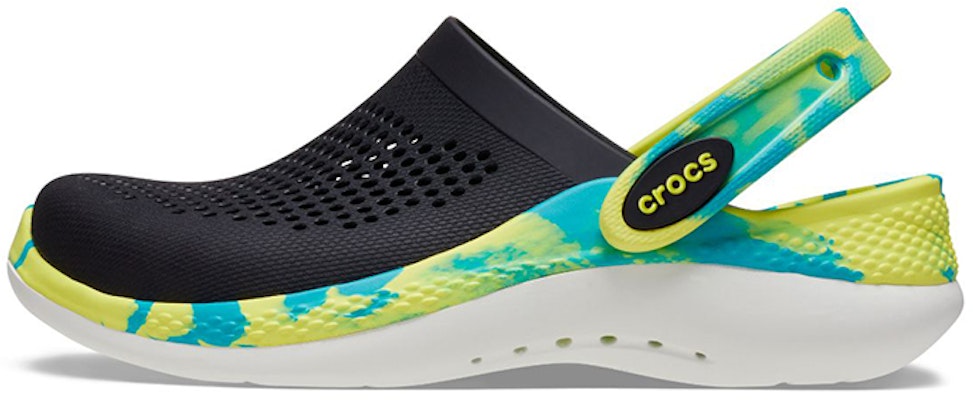 (Youth) Crocs LiteRide 360 Marbled Clogs 'Black Green Aqua' 207668-0C4 Buy (Youth) Crocs LiteRide 360 Marbled Clogs 'Black Green Aqua' 207668-0C4