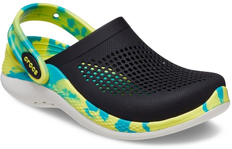 (JR) Crocs LiteRide 360 大理石拖鞋 '黑绿青色' 207668-0C4 Lookbook (JR) Crocs LiteRide 360 大理石拖鞋 '黑绿青色' 207668-0C4