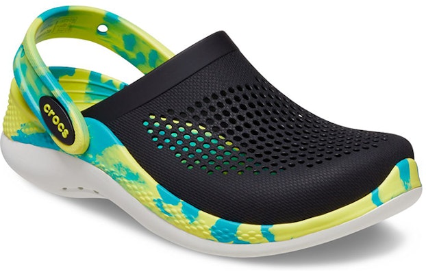(Youth) Crocs LiteRide 360 Marbled Clogs 'Black Green Aqua' 207668-0C4 Lookbook (Youth) Crocs LiteRide 360 Marbled Clogs 'Black Green Aqua' 207668-0C4