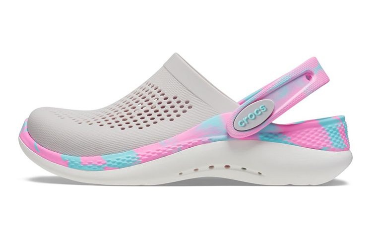 (Youth) Crocs Literide 360 Marbled Clogs 'Grey Pink Blue' 207668-1DU