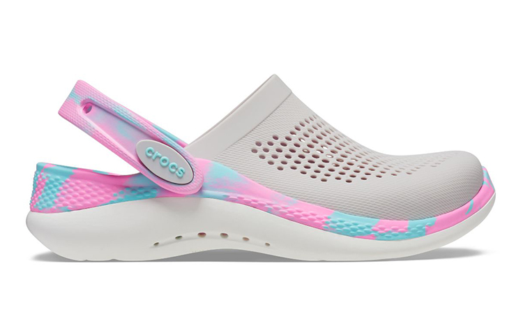 Order (Youth) Crocs Literide 360 Marbled Clogs 'Grey Pink Blue' 207668-1DU