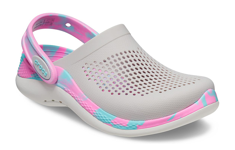 Lookbook (Youth) Crocs Literide 360 Marbled Clogs 'Grey Pink Blue' 207668-1DU