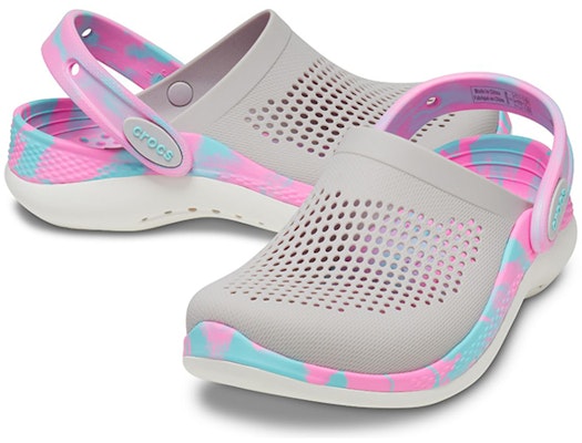 (Youth) Crocs Literide 360 Marbled Clogs 'Grey Pink Blue' 207668-1DU Shop (Youth) Crocs Literide 360 Marbled Clogs 'Grey Pink Blue' 207668-1DU