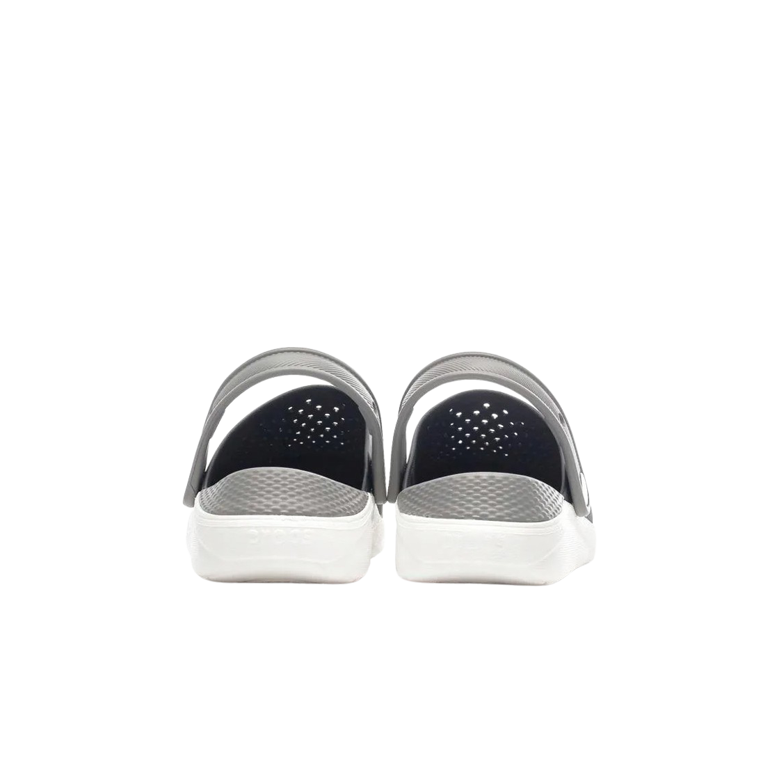 Lookbook (Youth) Crocs LiteRide Clogs 'Black Grey White' 205964-066