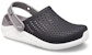 (JR) Crocs LiteRide Clogs 'Hitam Kelabu Putih' 205964-066