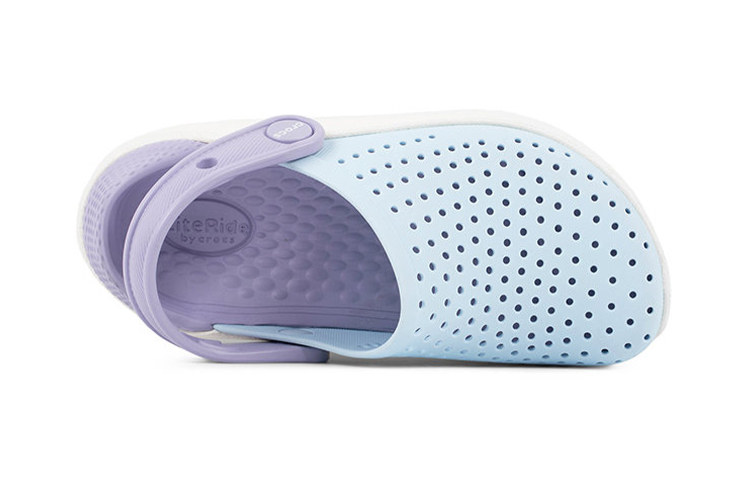Shop (Youth) Crocs LiteRide Clogs 'Blue Purple' 205964-4KA