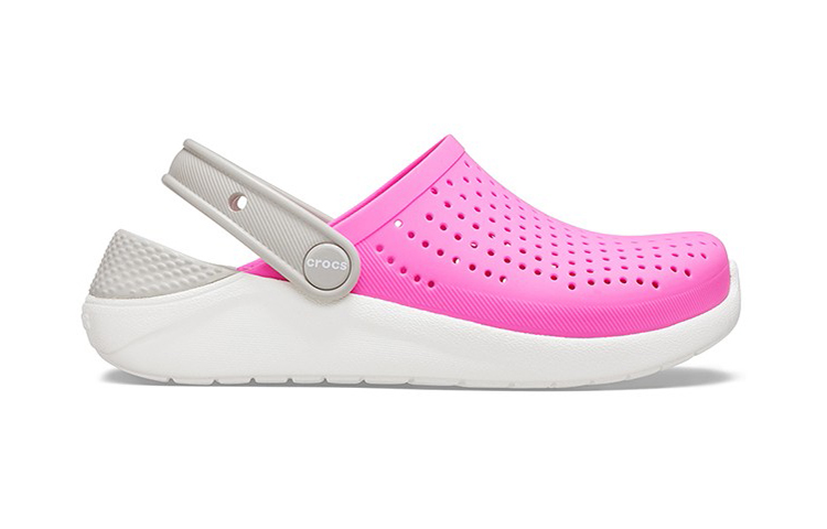 Order (Youth) Crocs LiteRide Clogs 'Pink White Grey' 205964-6QR
