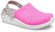 Lookbook (JR) Crocs LiteRide Clogs 'Merah Jambu Putih Kelabu' 205964-6QR