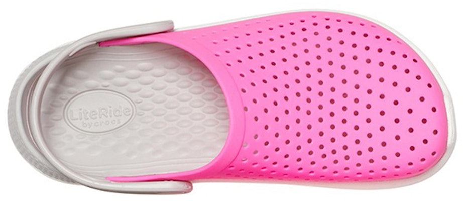 (Youth) Crocs LiteRide Clogs 'Pink White Grey' 205964-6QR Purchase (Youth) Crocs LiteRide Clogs 'Pink White Grey' 205964-6QR
