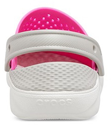 (Youth) Crocs LiteRide Clogs 'Pink White Grey' 205964-6QR Details for (Youth) Crocs LiteRide Clogs 'Pink White Grey' 205964-6QR