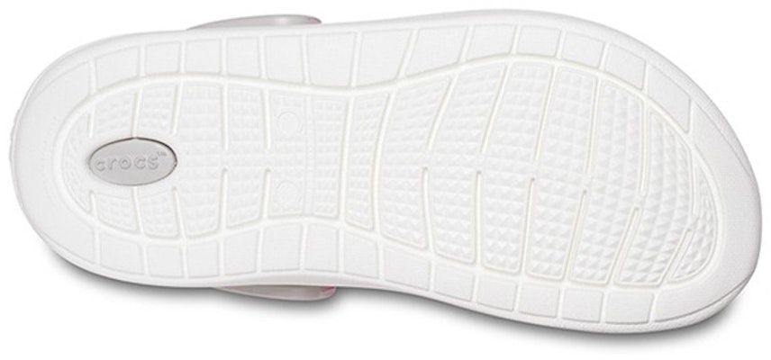 (Youth) Crocs LiteRide Clogs 'Pink White Grey' 205964-6QR Sizing (Youth) Crocs LiteRide Clogs 'Pink White Grey' 205964-6QR