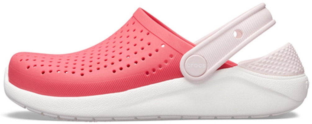 (Youth) Crocs LiteRide Clogs 'White Pink' 205964-6EW Buy (Youth) Crocs LiteRide Clogs 'White Pink' 205964-6EW