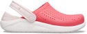 (JR) Crocs LiteRide Clogs 'Putih Merah Jambu' 205964-6EW