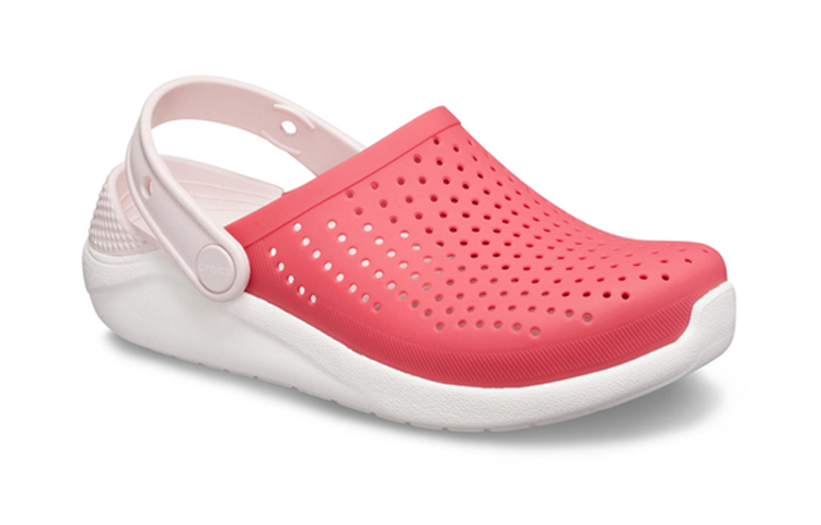 Lookbook (Youth) Crocs LiteRide Clogs 'White Pink' 205964-6EW