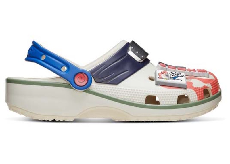(Youth) Crocs Minato Classic Clog Blue Red Tan 209885