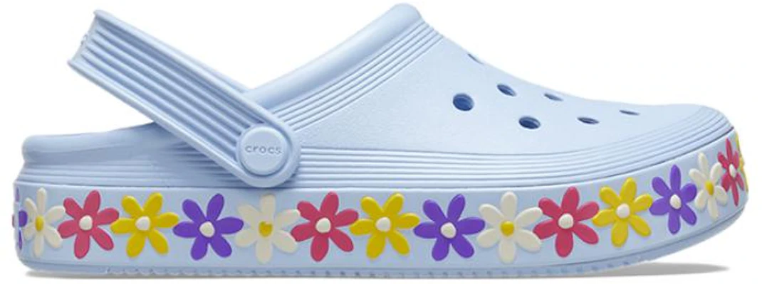 (Youth) Crocs Off Court Daisy Clogs 'Blue' 209061-4NS Order (Youth) Crocs Off Court Daisy Clogs 'Blue' 209061-4NS